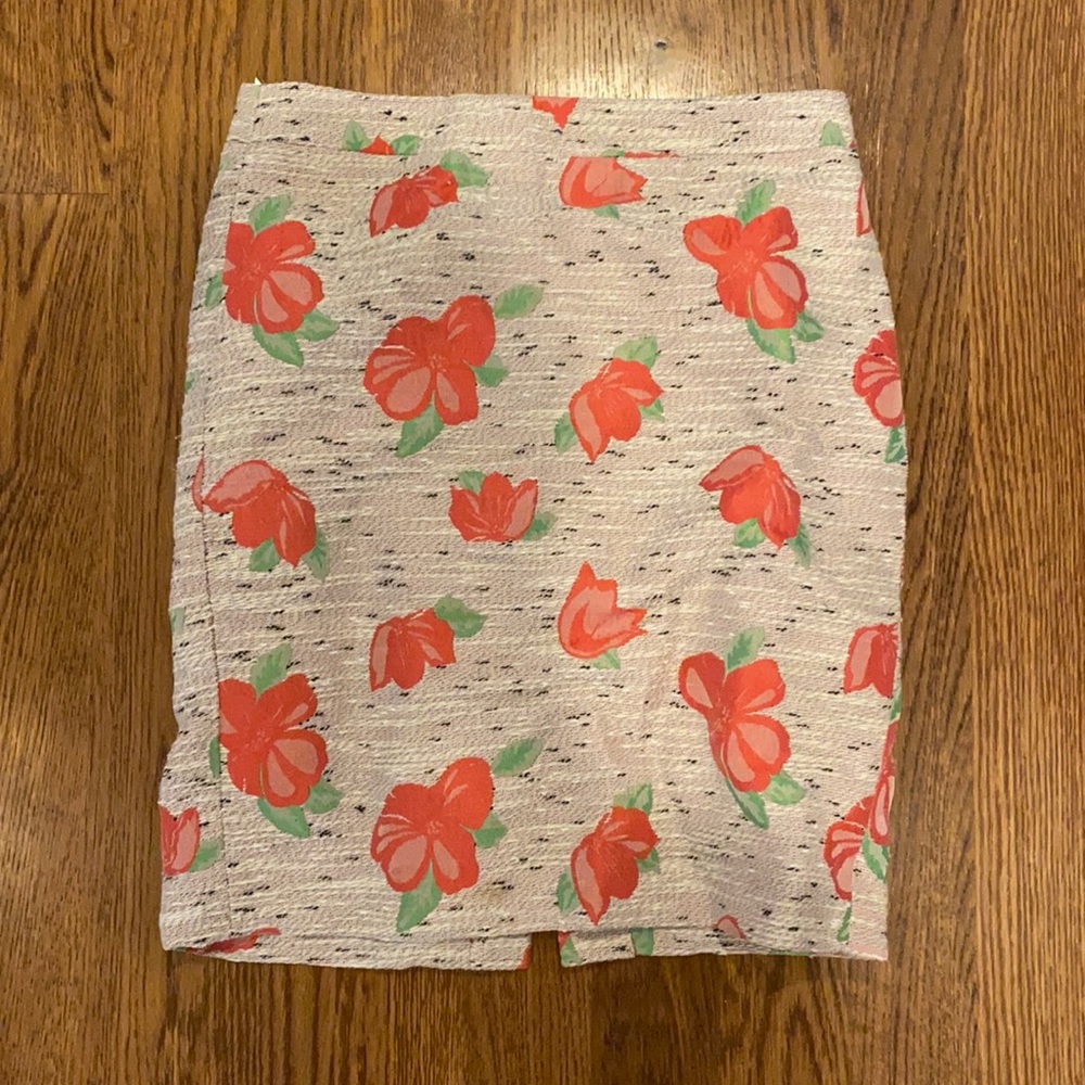 Jcrew floral skirt